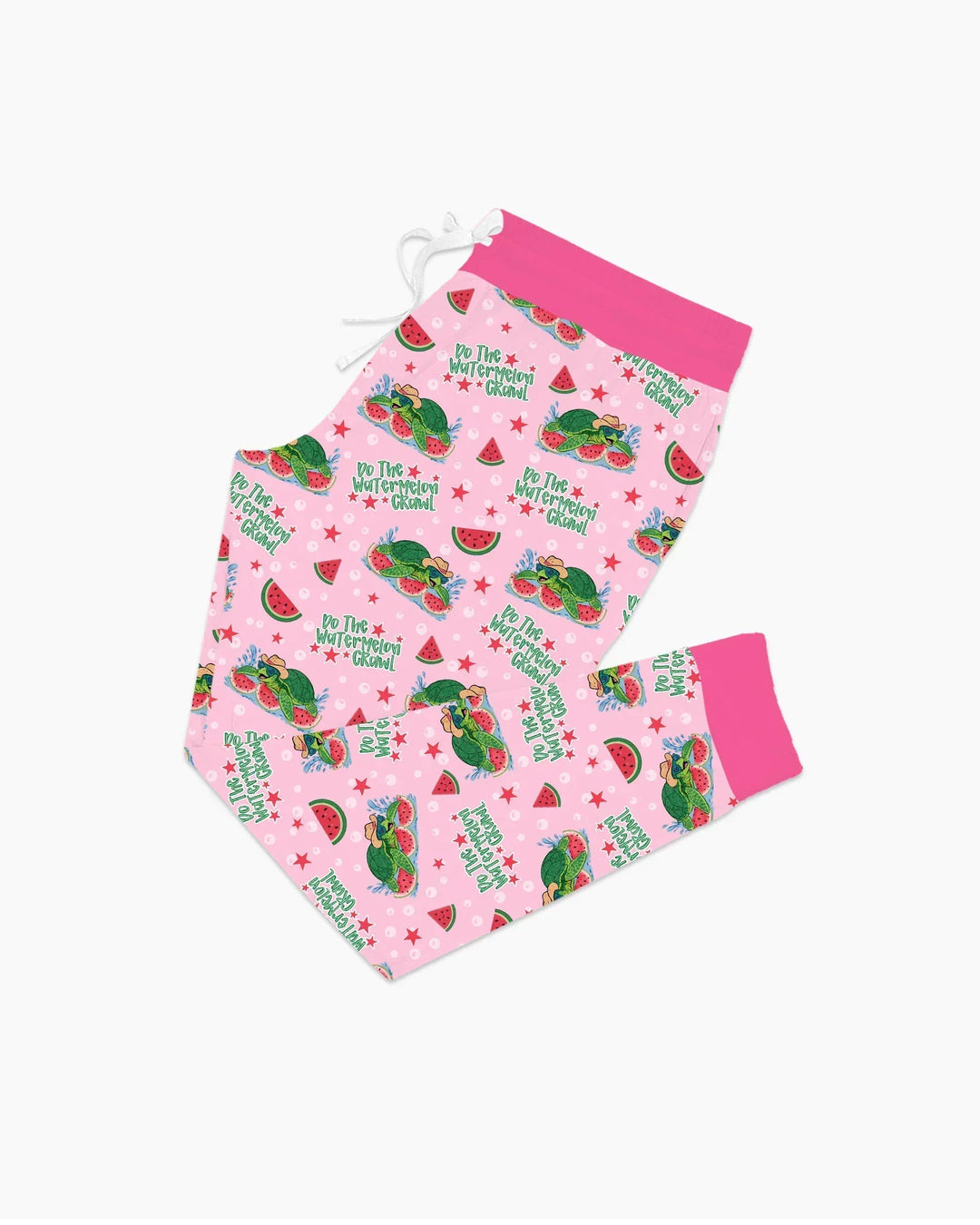 Watermelon Turtle Family Matching Bamboo Women Pajama Set