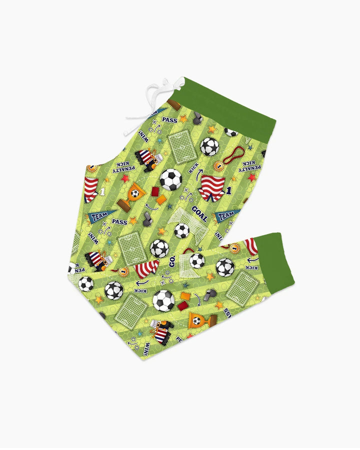 I Love Sports Soccer Bamboo Women Pajama Set
