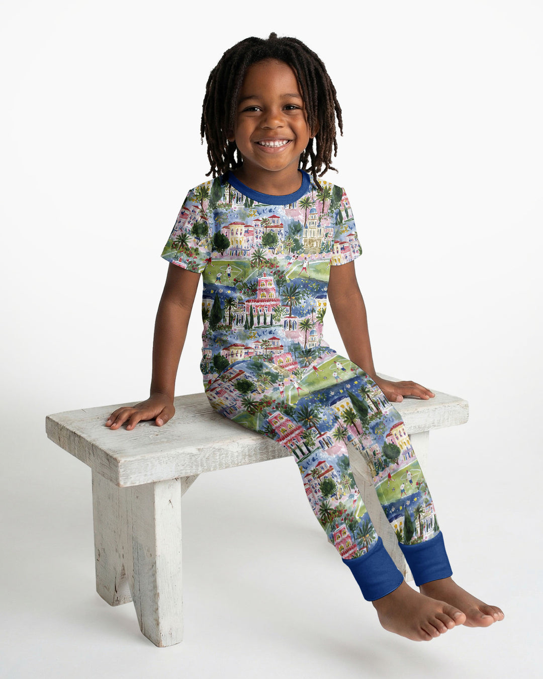 Soccer Tour 2026 Bamboo Two Piece Short Sleeve Pajama Set