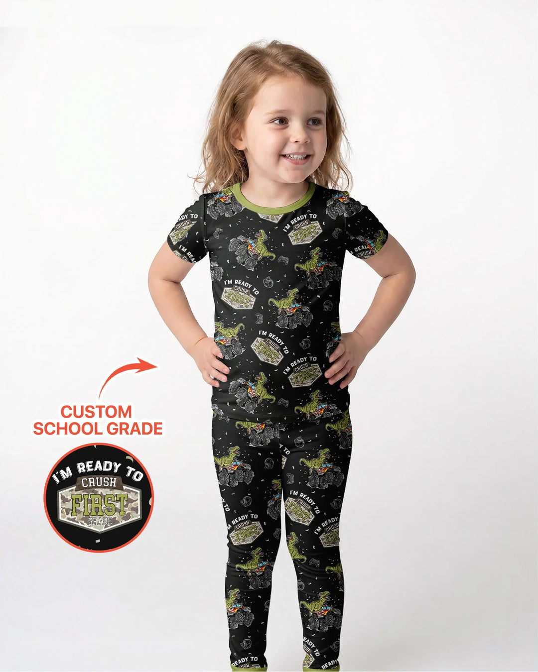 I'm Ready to Crush Bamboo Two Piece Short Sleeve Pajama Set