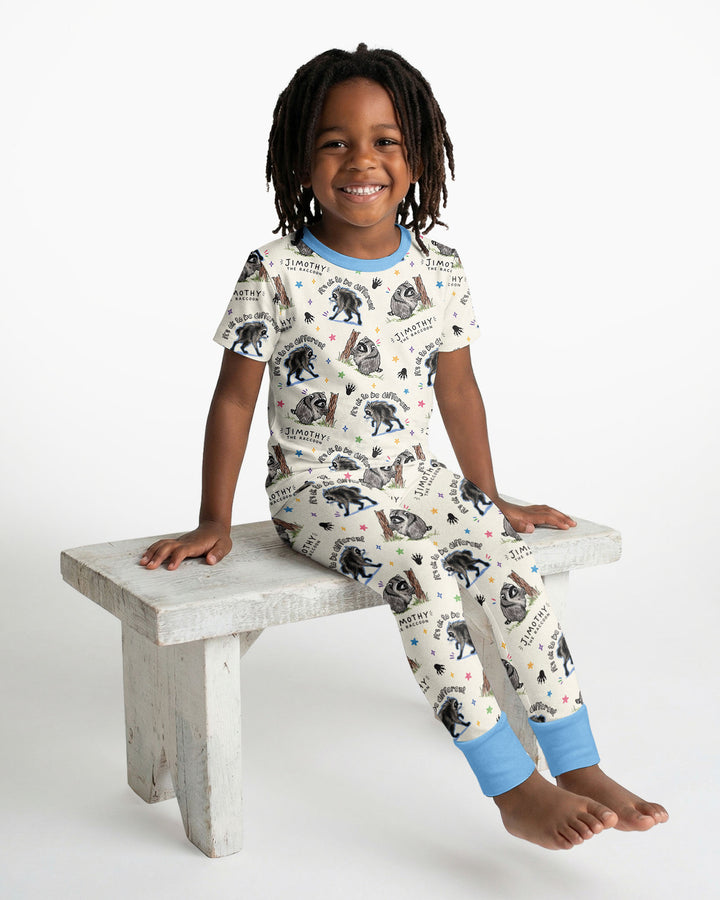 It's Okay to be Jimothy Bamboo Two Piece Short Sleeve Pajama Set