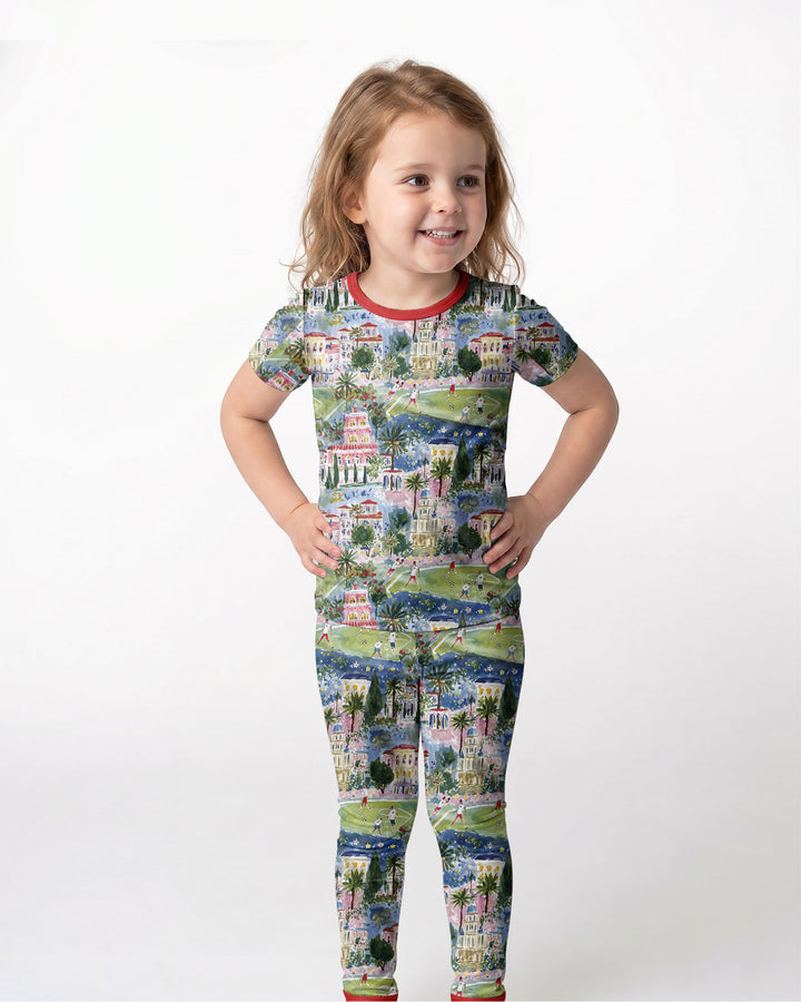 Soccer Tour 2026 Bamboo Two Piece Short Sleeve Pajama Set