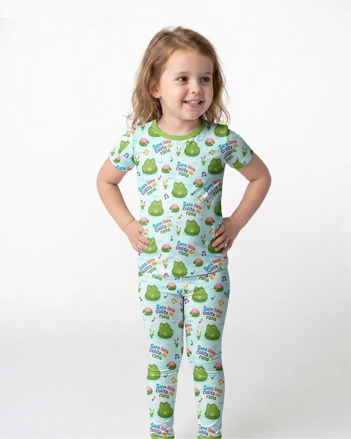 Sana Sana Colita De Rana Bamboo Two Piece Short Sleeve Pajama Set