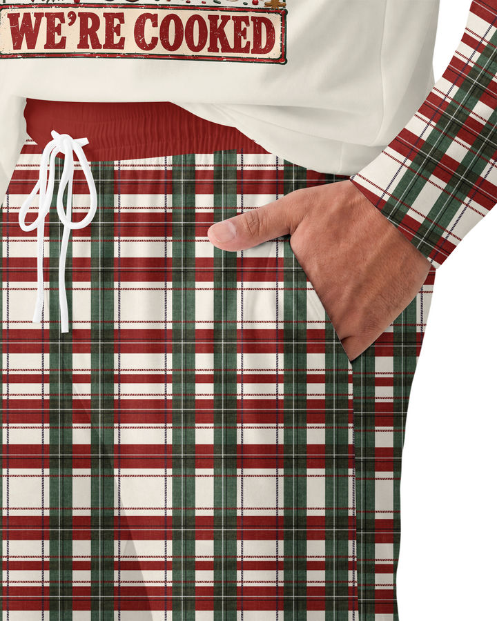 You Guys We're Cooked Bamboo Men's Pajama Set
