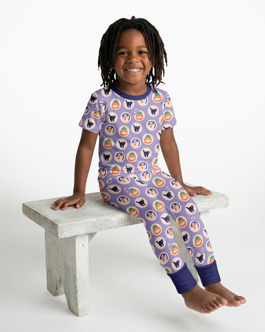 Boo Crew Bamboo Two Piece Short Sleeve Pajama Set