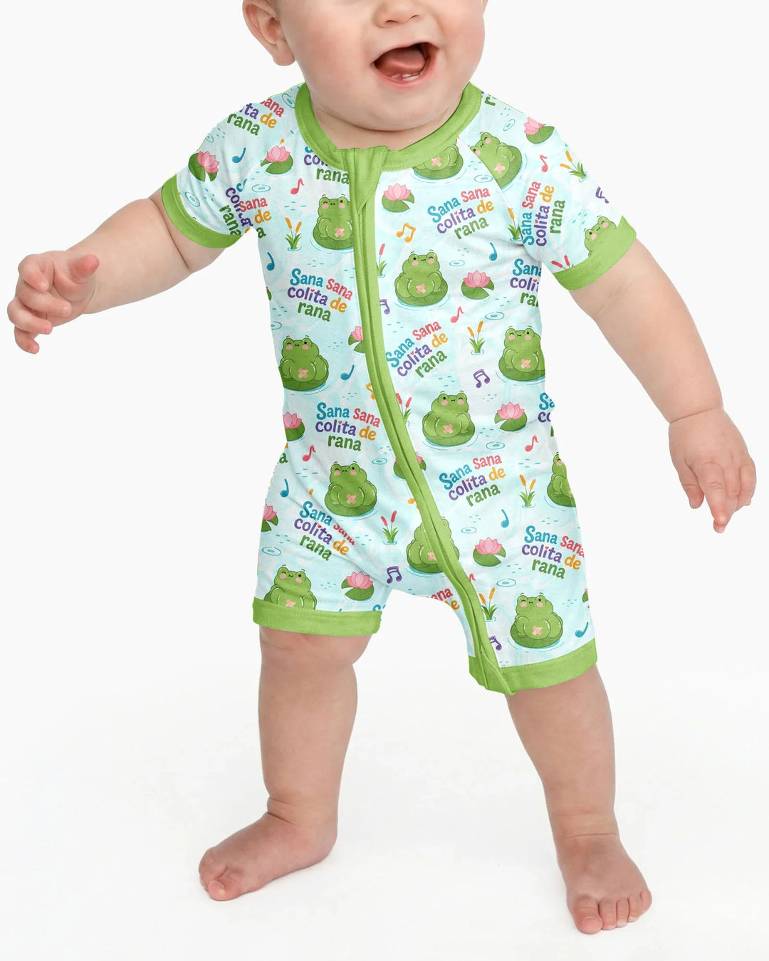 Sana Sana Colita De Rana Bamboo Shorty Zippy
