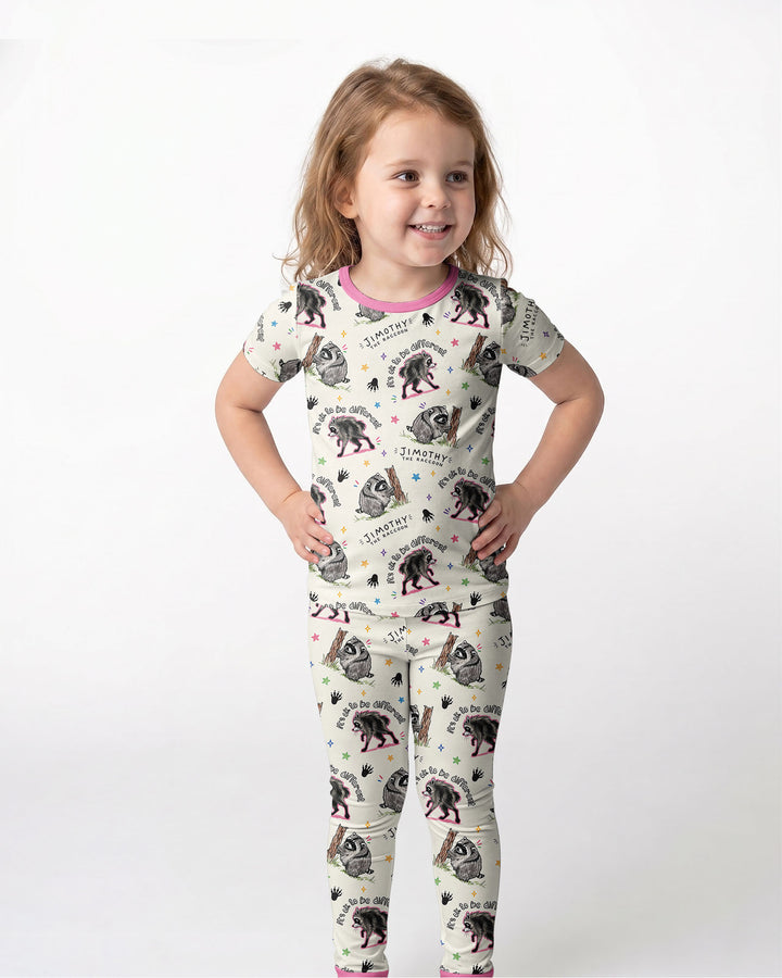 It's Okay to be Jimothy Bamboo Two Piece Short Sleeve Pajama Set