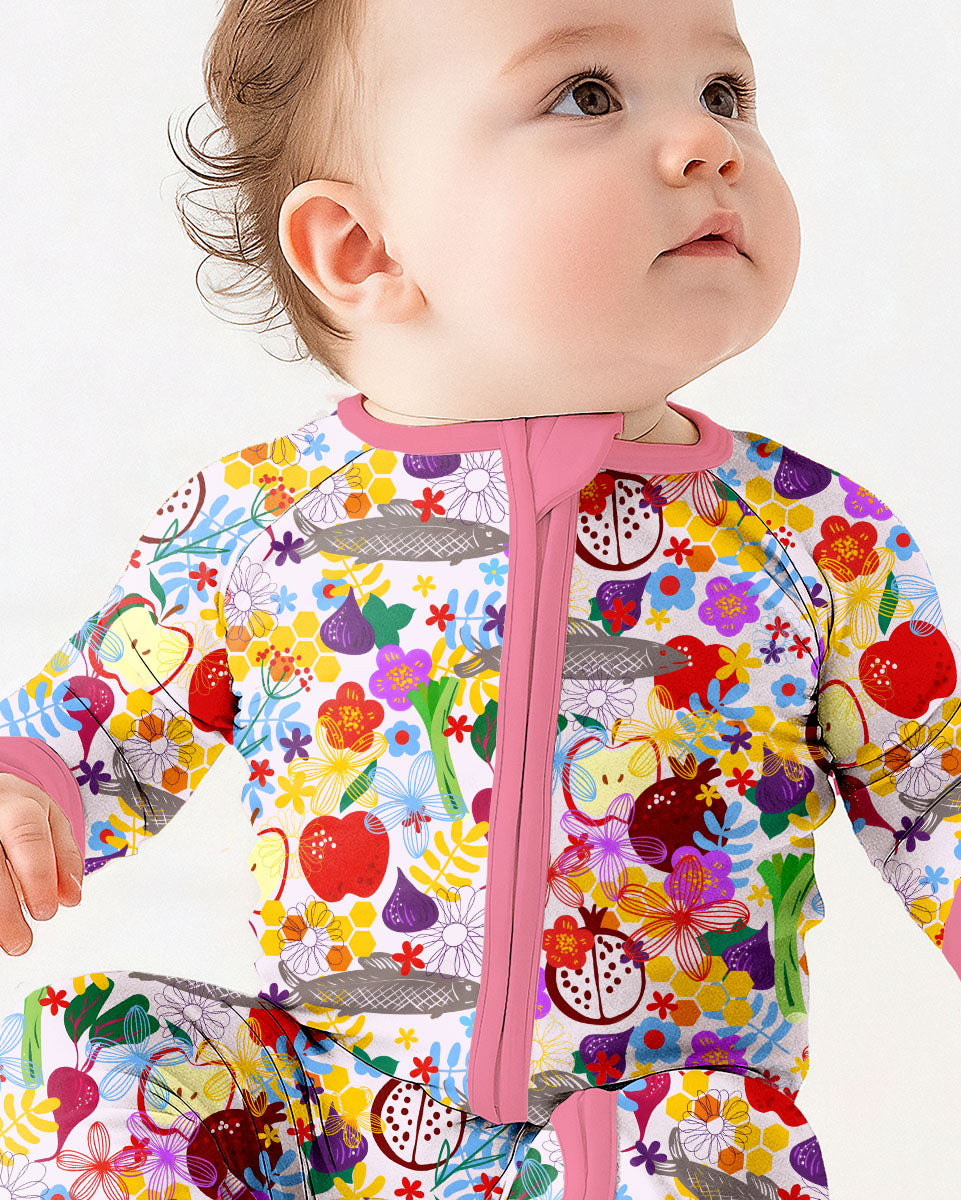 Happy Rosh Hashanah Bamboo Convertible Zippy