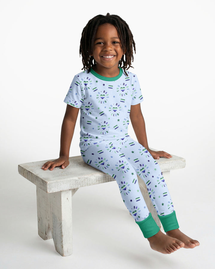 Love Makes Family Bamboo Two Piece Short Sleeve Pajama Set