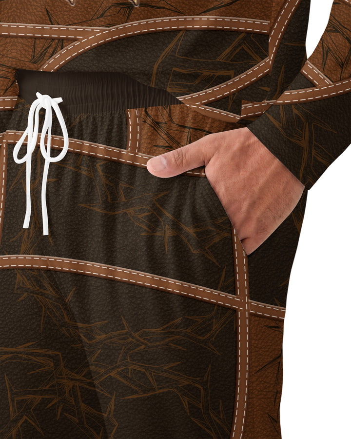 Personalized God Says I Am Letter In Bible Bamboo Men's Pajama Set