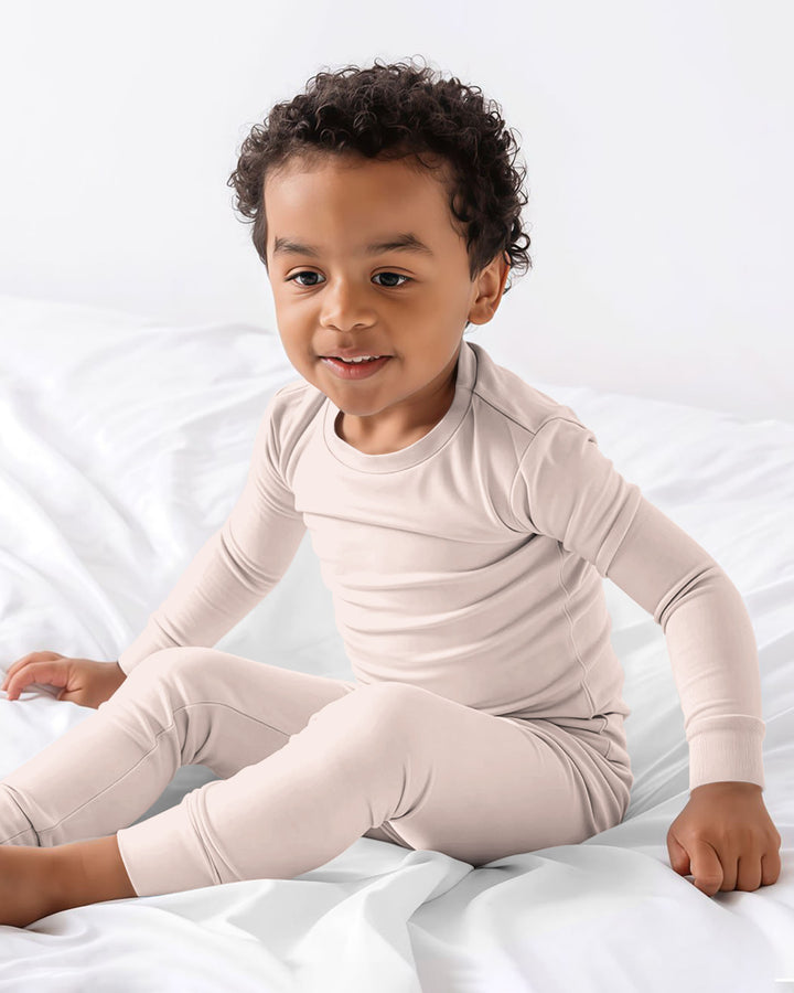 Blush Bamboo Two Piece Pajama Set