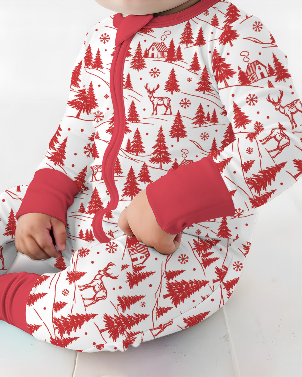 North Pole Train Bamboo Convertible Zippy