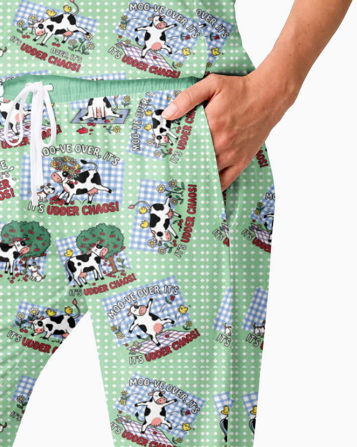 Udder Chaos Bamboo Women Pajama Set