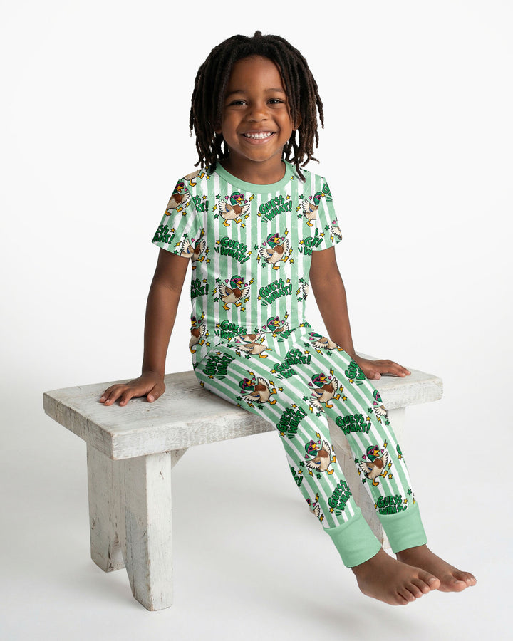 Guess What Mallard Butt Bamboo Two Piece Short Sleeve Pajama Set