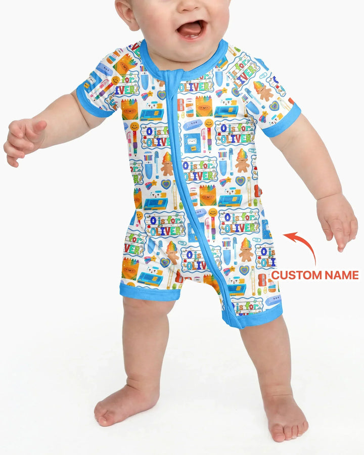 Custom Name Classroom Cuties Bamboo Shorty Zippy