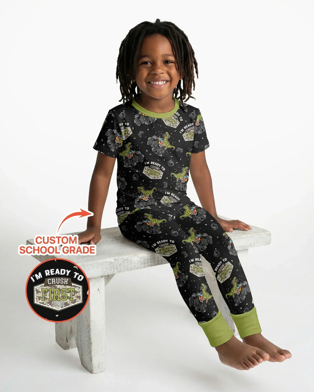 I'm Ready to Crush Bamboo Two Piece Short Sleeve Pajama Set