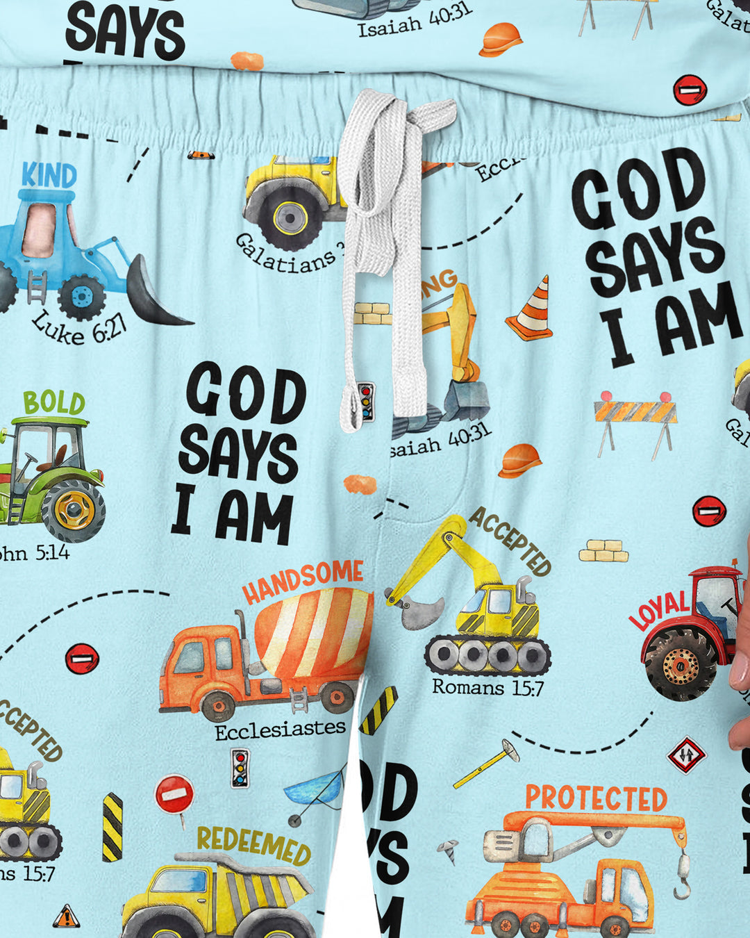 God Says I am Bamboo Men's Pyjamas Set