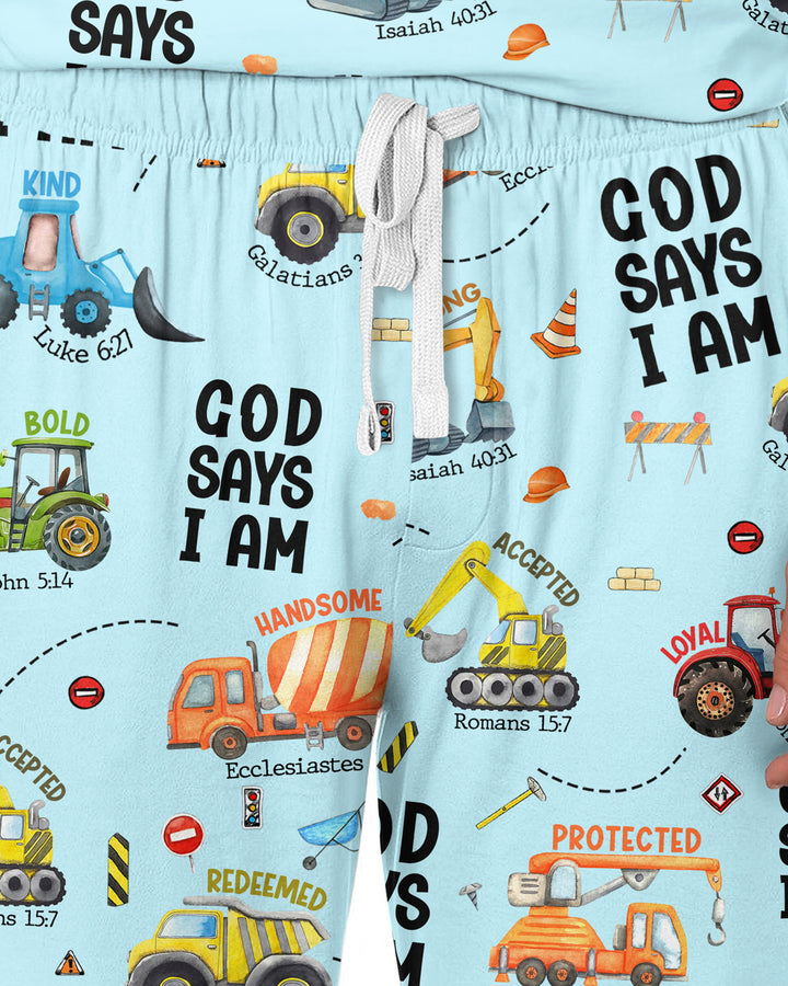 God Says I am Bamboo Men's Pyjamas Set
