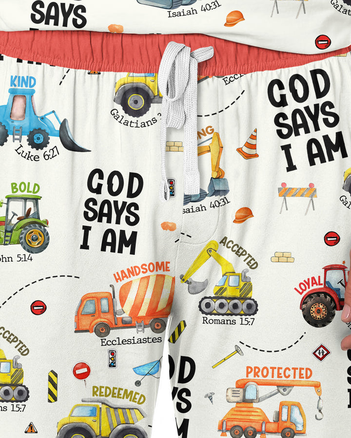 God Says I am Bamboo Men's Pyjamas Set
