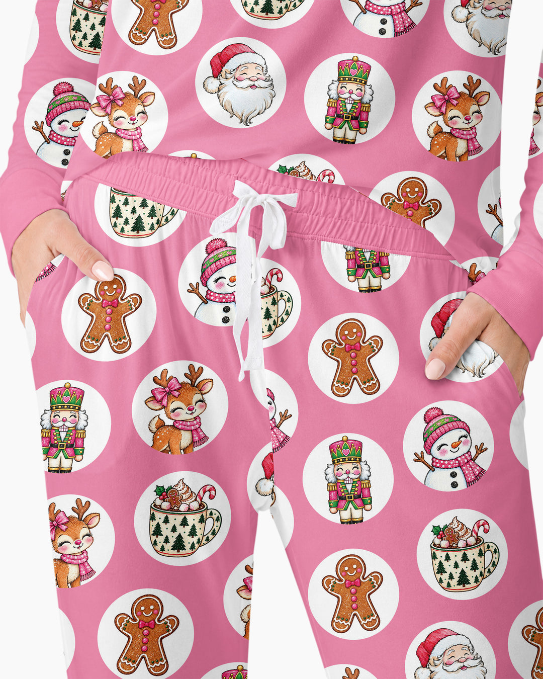 Distressed Holiday Bamboo Women Pajama Set