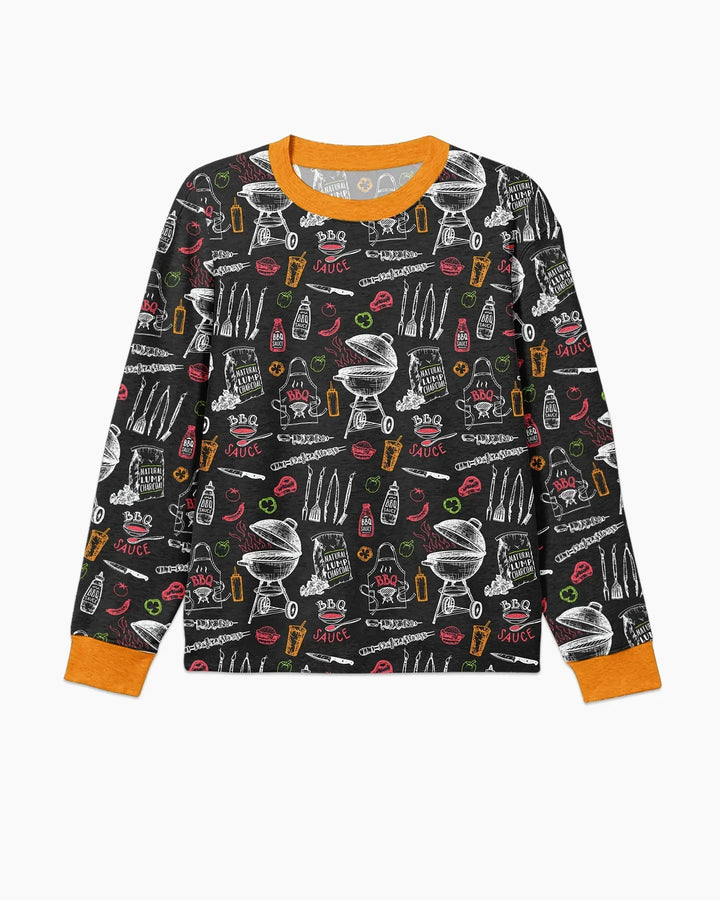 Backyard BBQ Party Family Matching Bamboo Men's Pajama Set