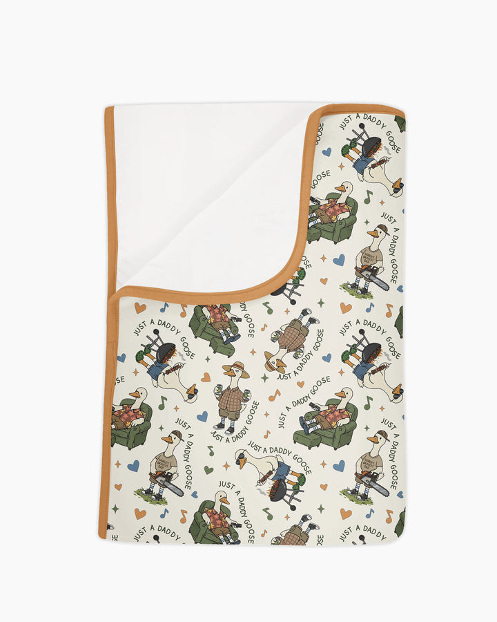 Just A Daddy Goose Family Matching Bamboo Blanket