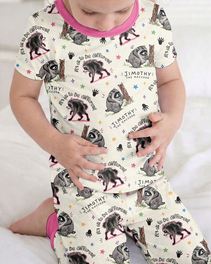 It's Okay to be Jimothy Bamboo Two Piece Short Sleeve Pajama Set