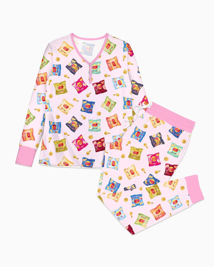 Potato Chips Bamboo Women Pajama Set