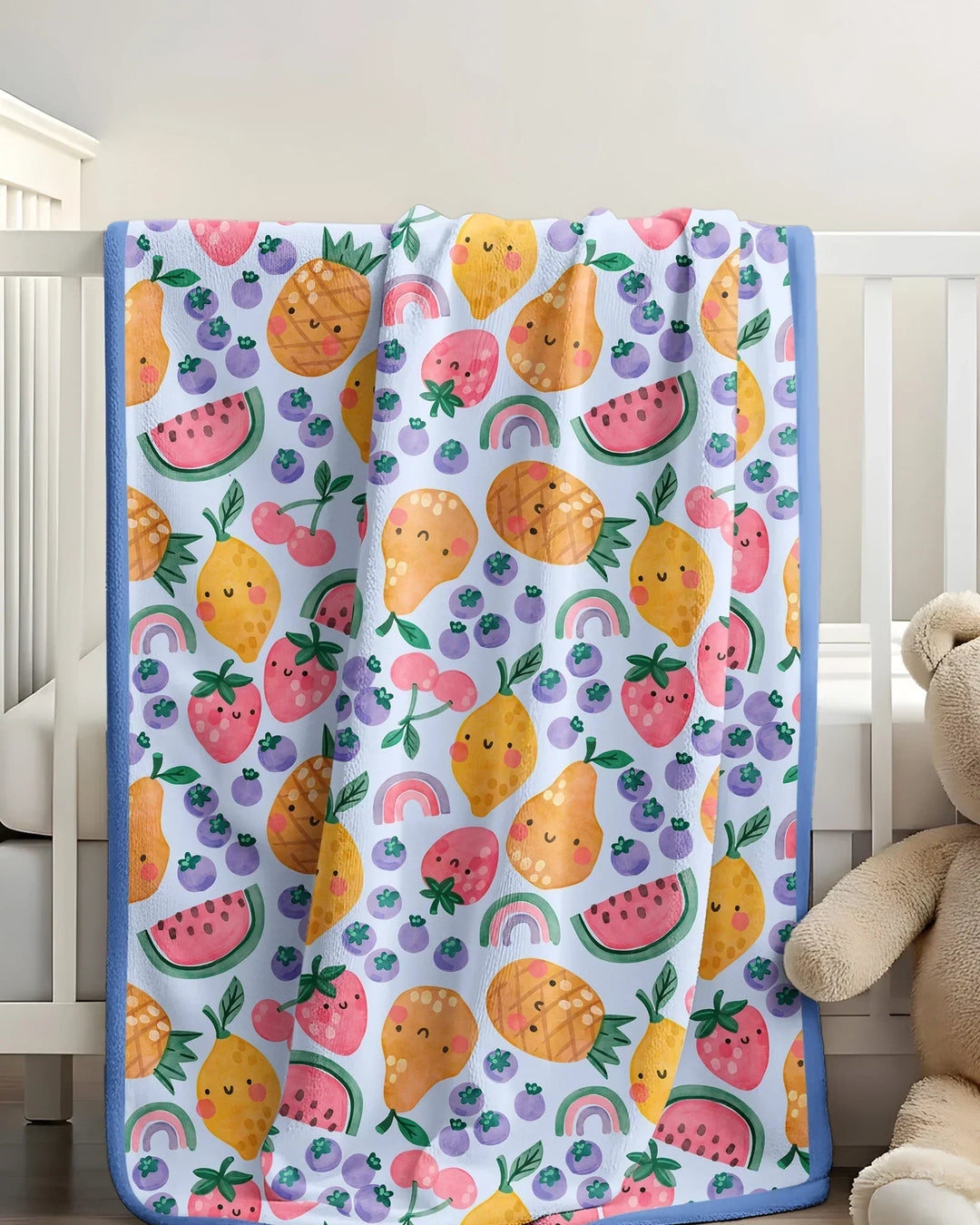 Fruitie Cuties Family Matching Bamboo Blanket