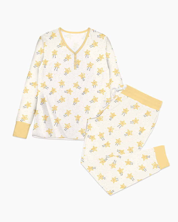 Happy Little Stars Family Matching Bamboo Women Pajama Set