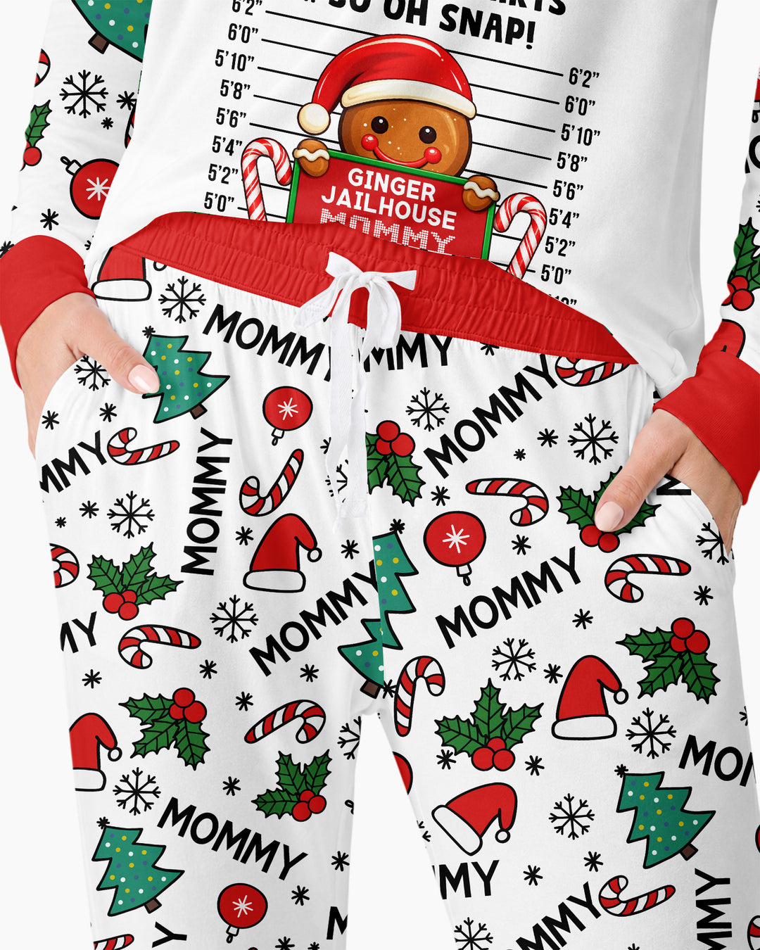 Funny Christmas Family Matching Bamboo Women Pajama Set