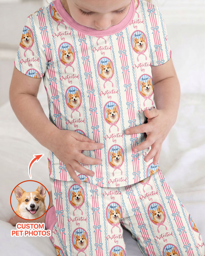 CUSTOM Template Bamboo Two Piece Short Sleeve Pyjamas Set
