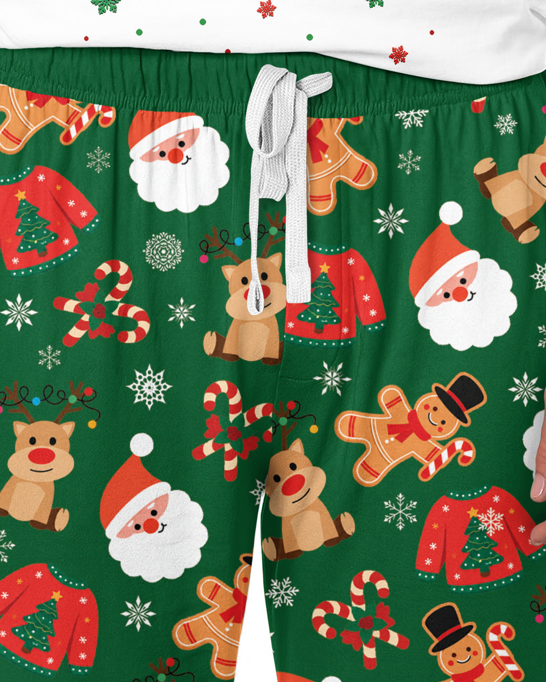 Personalized Christmas Crew Family Matching Bamboo Men's Pajama Set