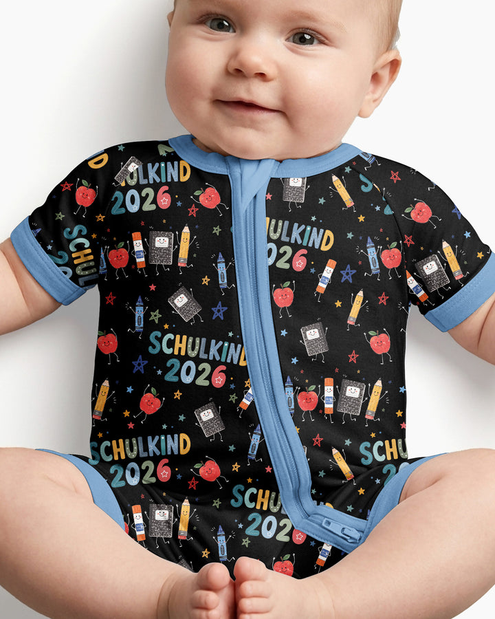 First Day Fun 2026 Bamboo Shorty Zippy