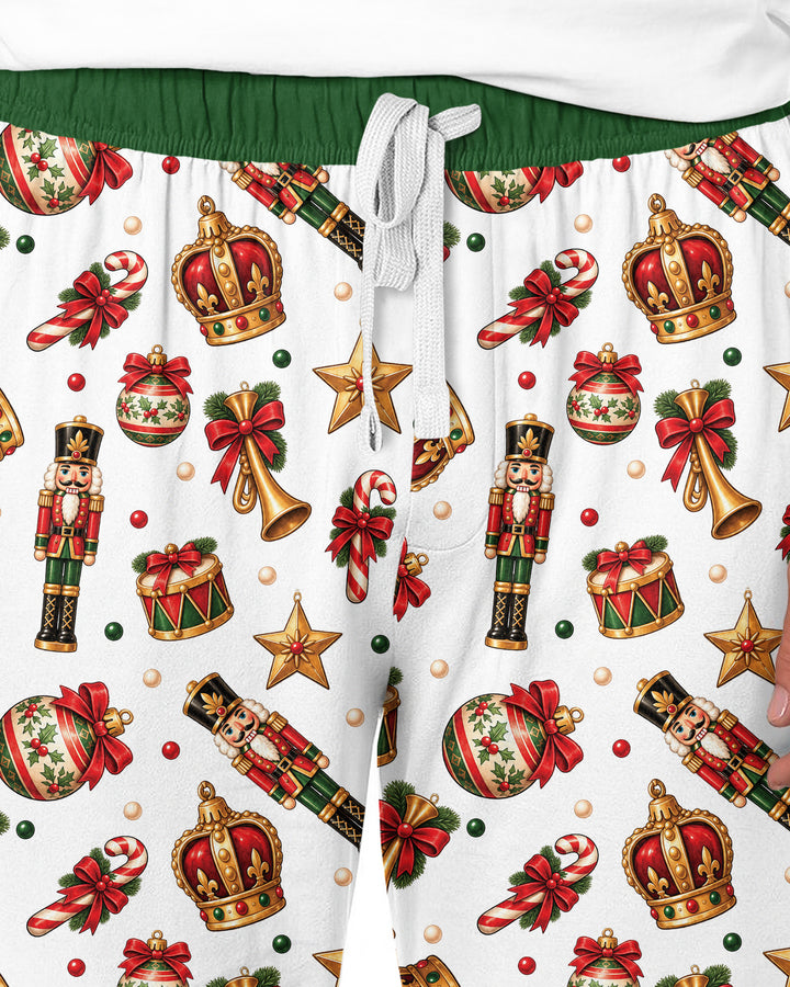 Custom Name Nutcracker The Bow Bamboo Men's Pajama Set