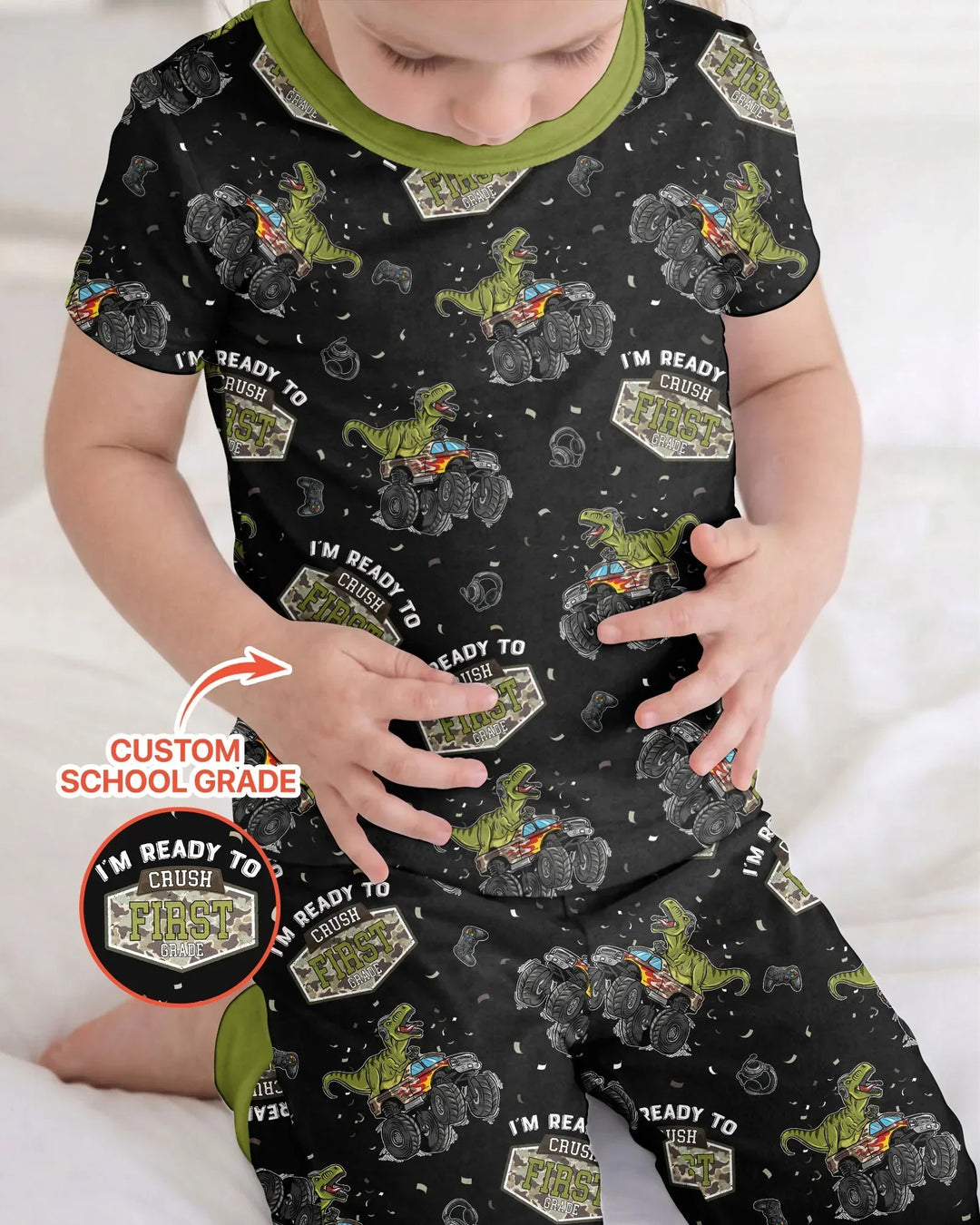 I'm Ready to Crush Bamboo Two Piece Short Sleeve Pajama Set