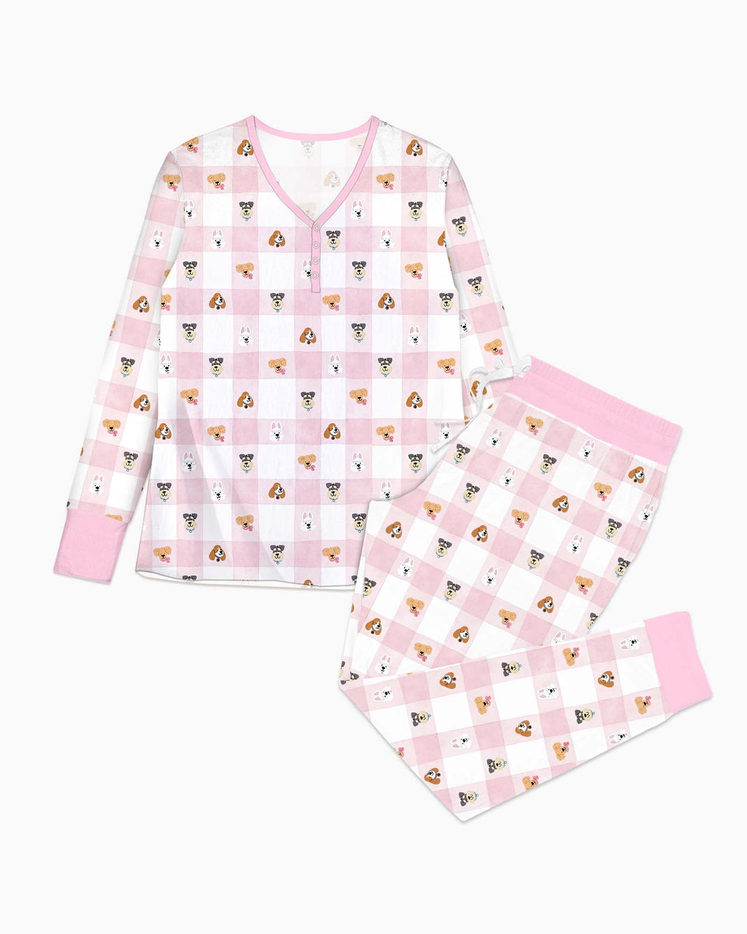 Plaid Pals Family Matching Bamboo Women Pajama Set