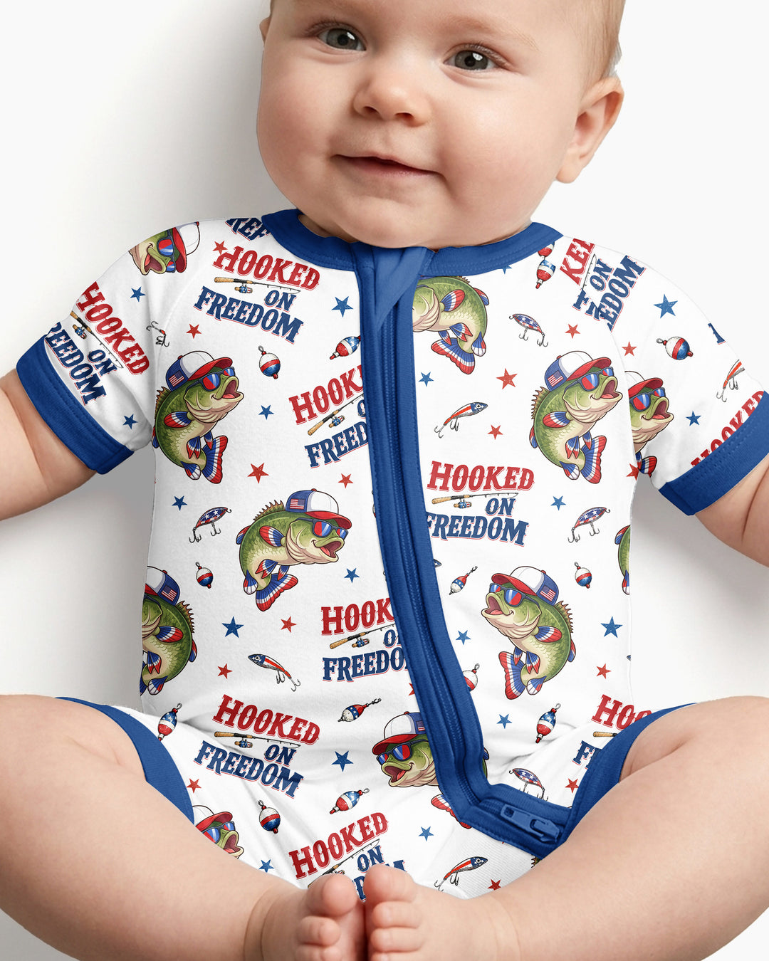 Hooked On Freedom Bamboo Shorty Zippy