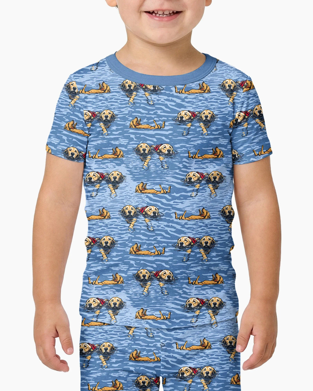 It's Lake Time Bamboo Two Piece Short Sleeve Pajama Set