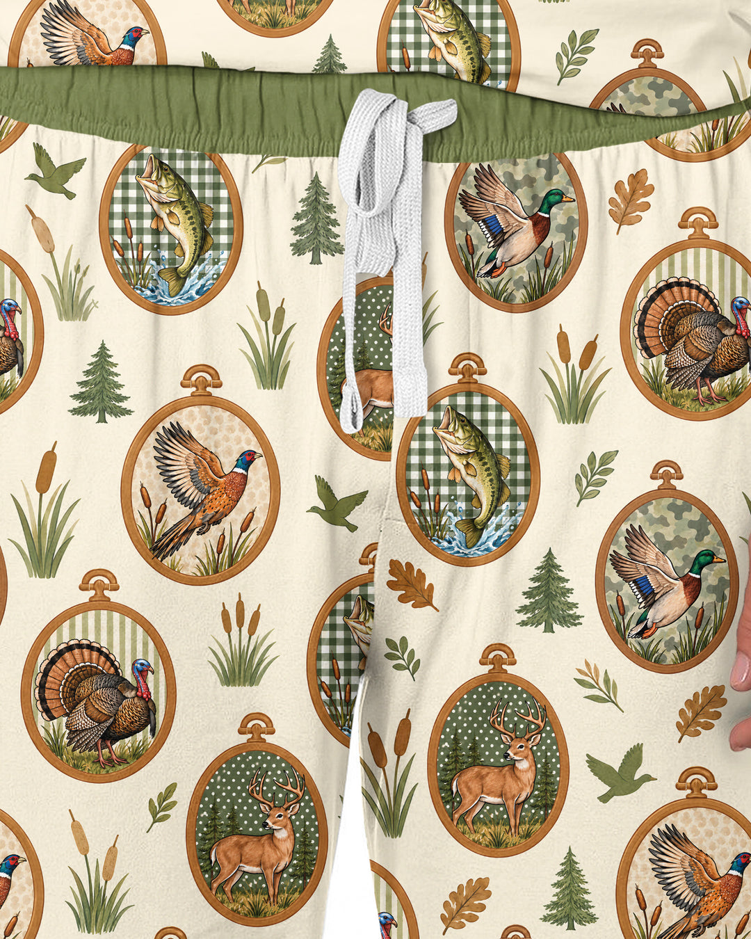 Hunting Season Family Matching Bamboo Men's Pajama Set