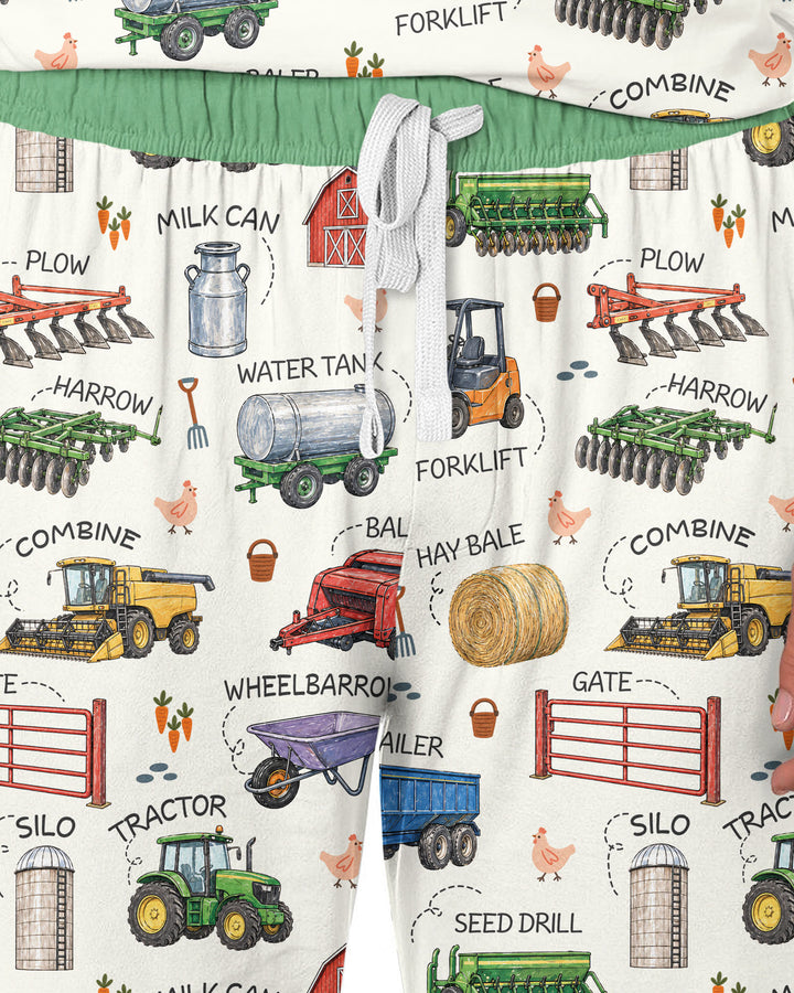 Little Farmer Bamboo Men's Pajama Set