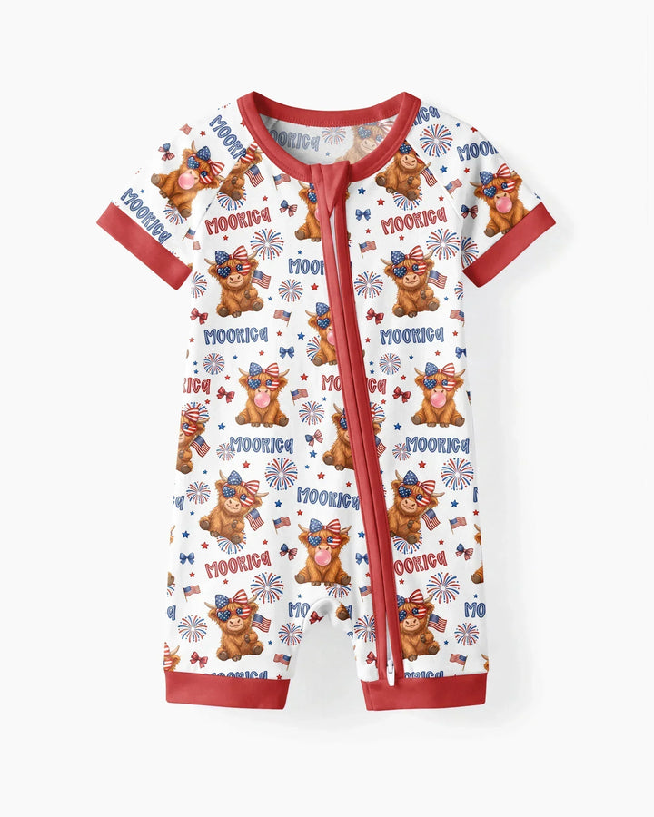 Moo-Rica Cowgirl Bamboo Shorty Zippy