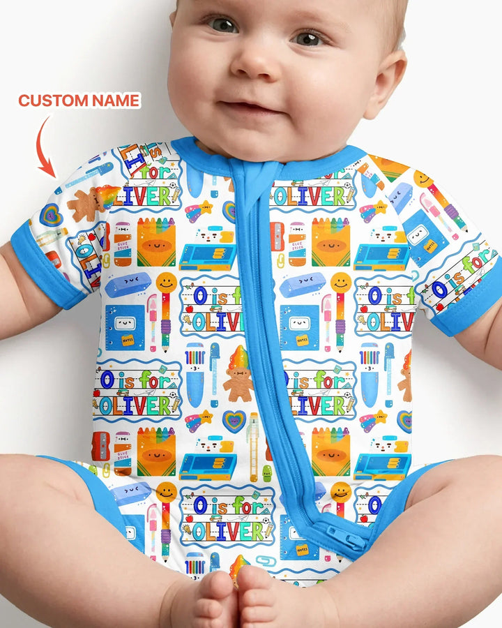 Custom Name Classroom Cuties Bamboo Shorty Zippy
