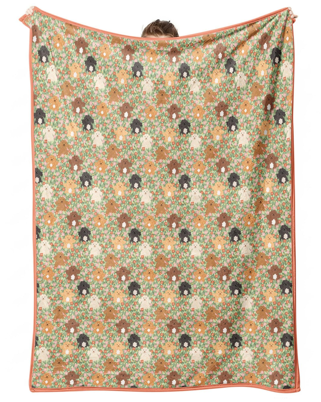 Puppy Garden Family Matching Bamboo Blanket