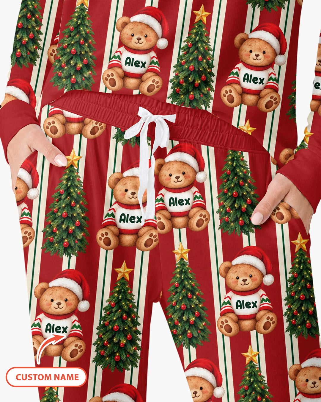 Christmas Bear Bamboo Women Pajama Set