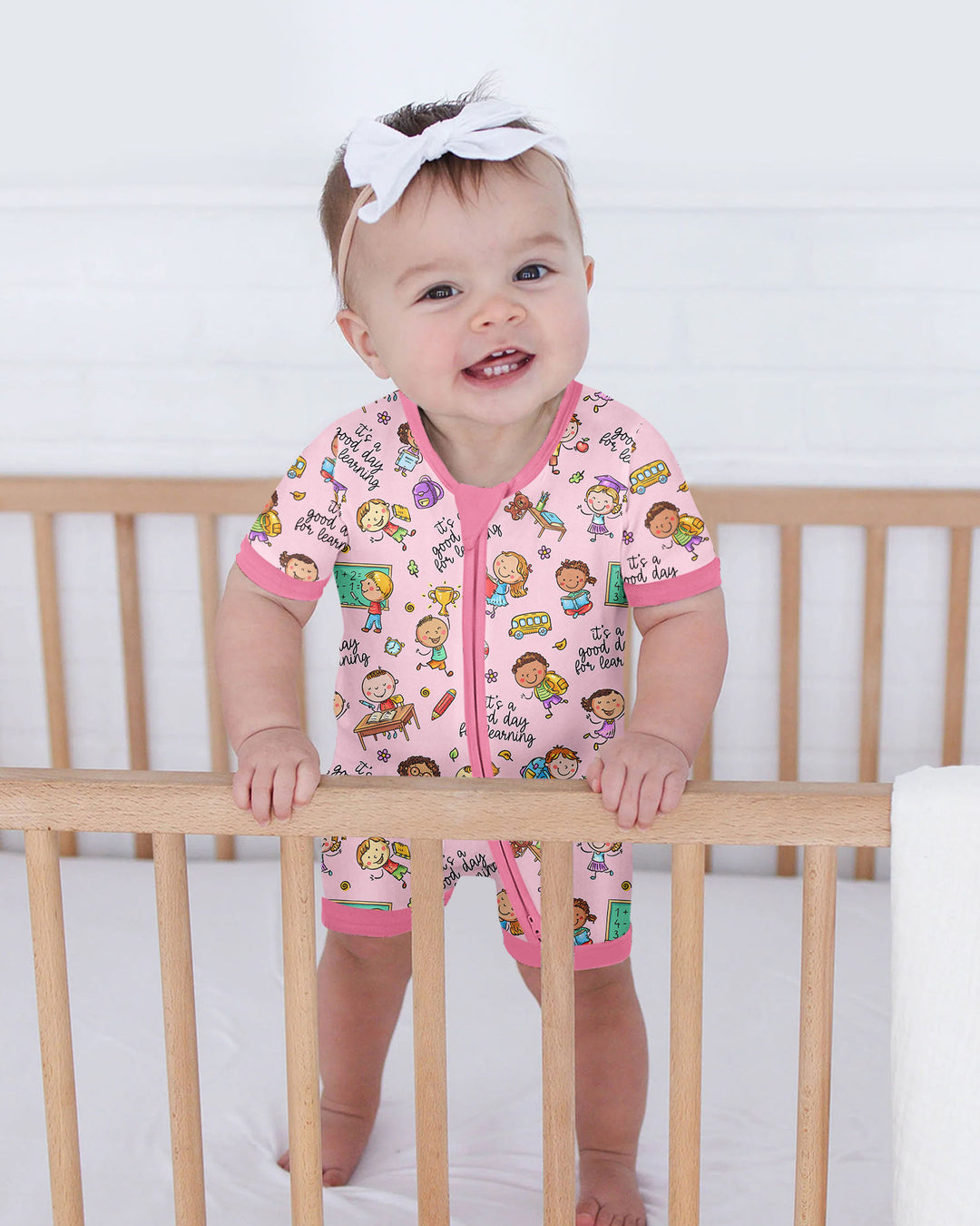 Little Learners Adventure Bamboo Shorty Zippy