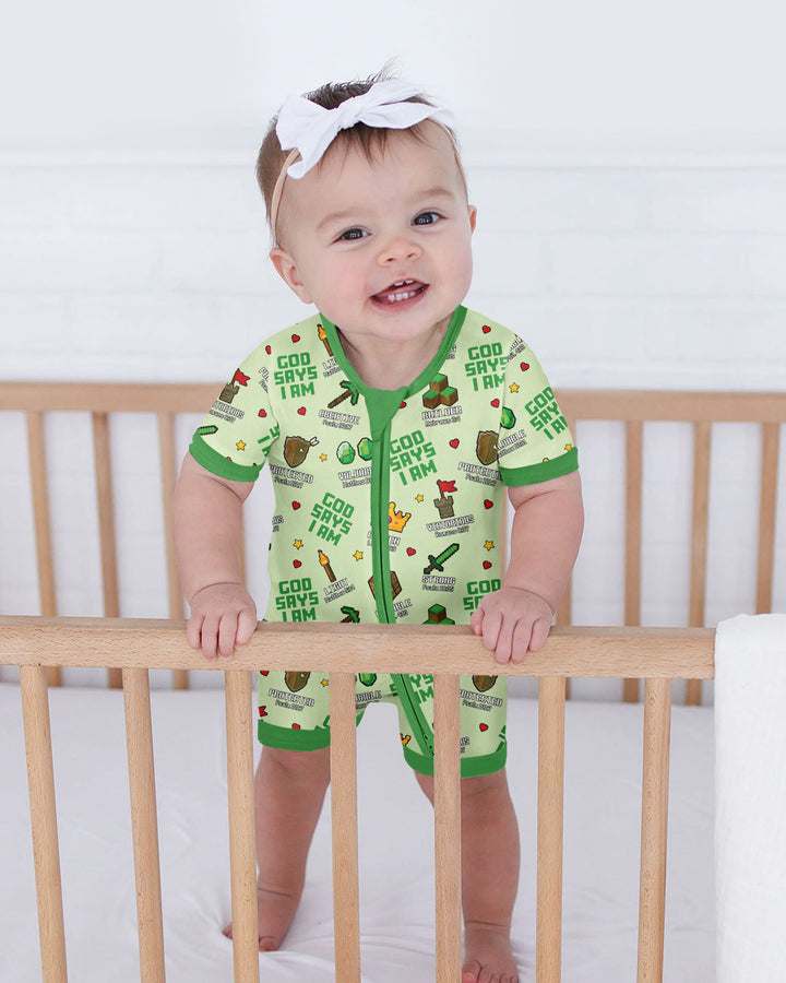 Christian Gamer Bamboo Shorty Zippy