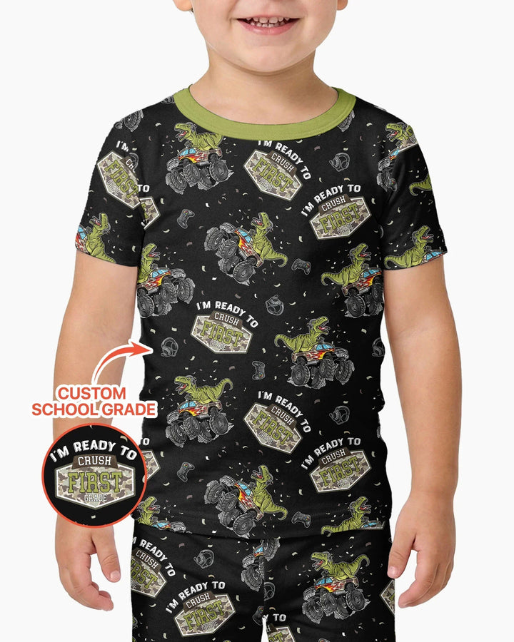 I'm Ready to Crush Bamboo Two Piece Short Sleeve Pajama Set