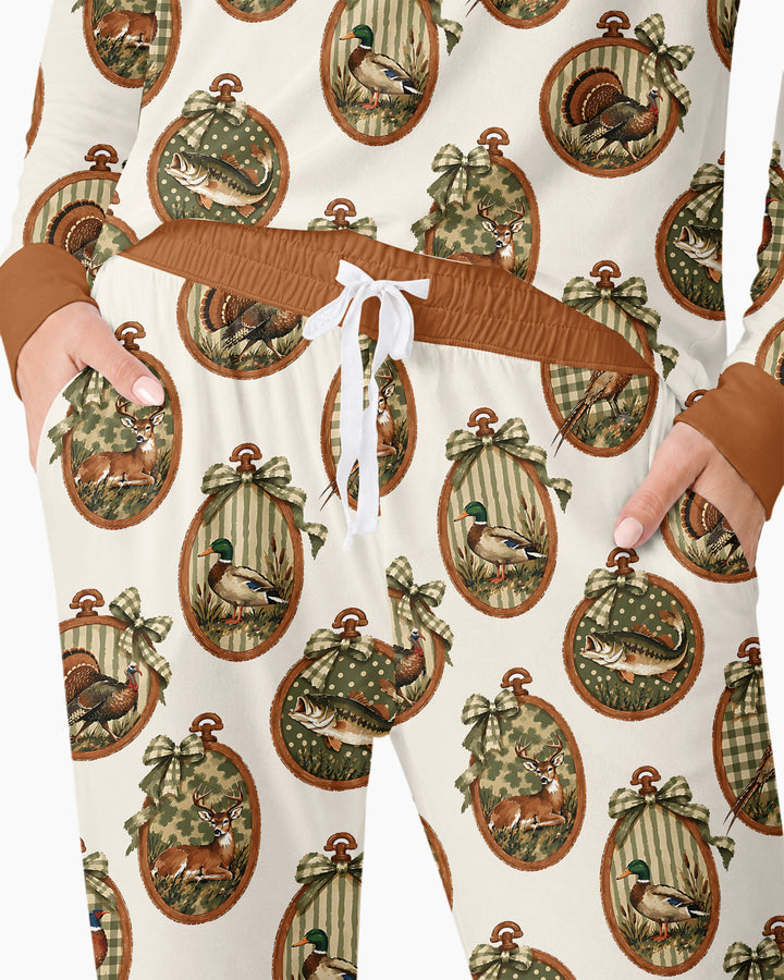Hunting Season Bamboo Women Pajama Set