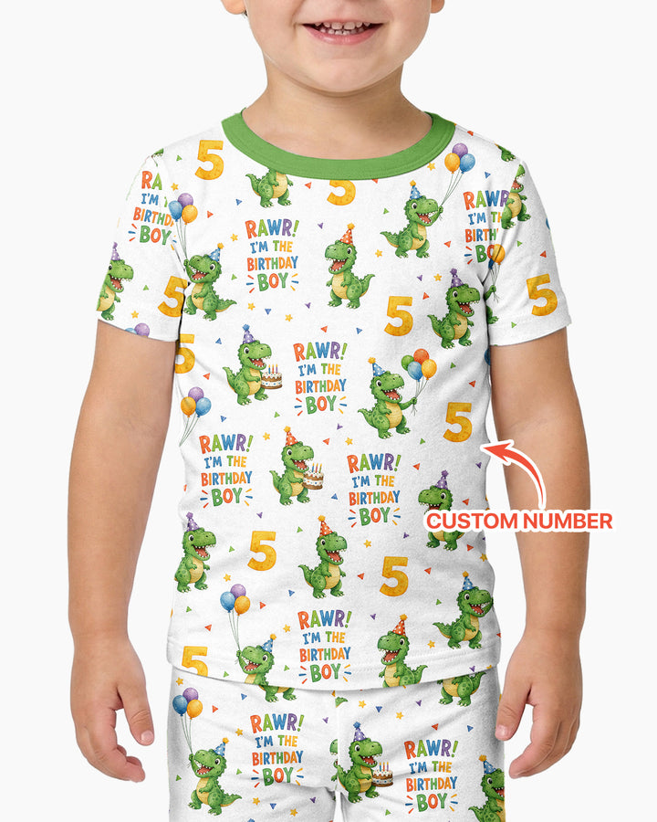 CUSTOM Template Bamboo Two Piece Short Sleeve Pyjamas Set